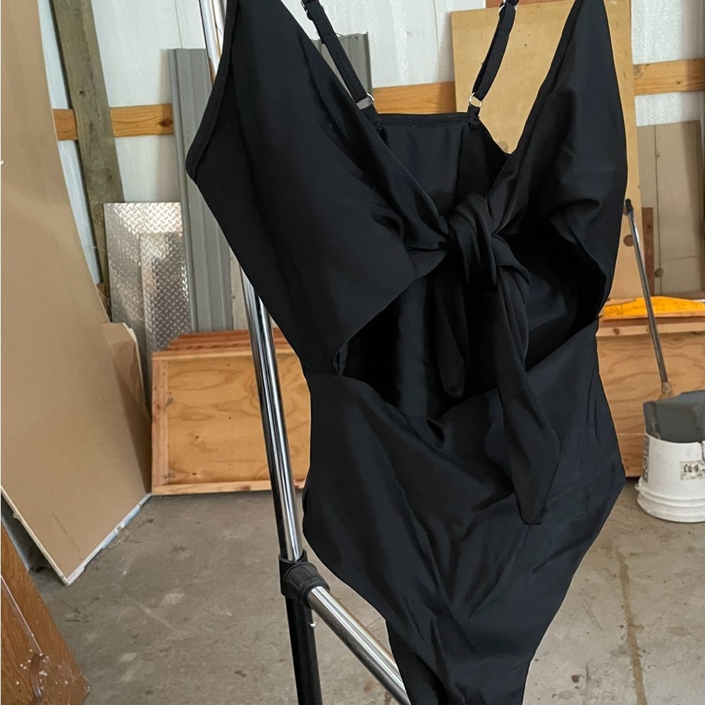 SHEIN Black One Piece Swimsuit